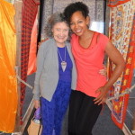Tao Porchon-Lynch and Teresa Kennedy at Nantucket Yoga Festival