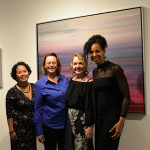 Analisa Balares, Ann Moore, Gay Gaddis and Teresa Kay-Aba Kennedy at The Curator Gallery, May 3, 2016